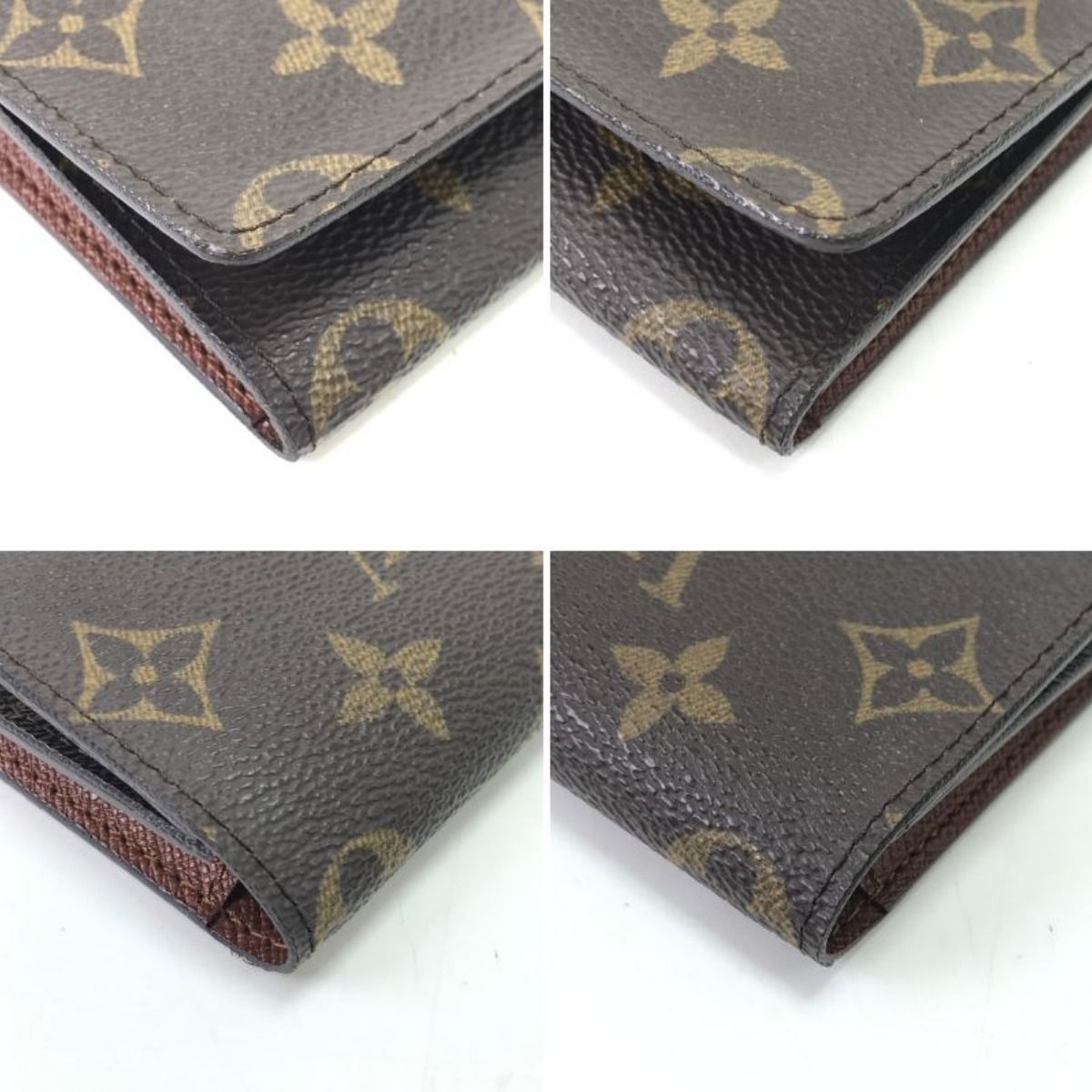 Louis Vuitton Business Card Holder Monogram Envelope Cult Visit Brown — view 5