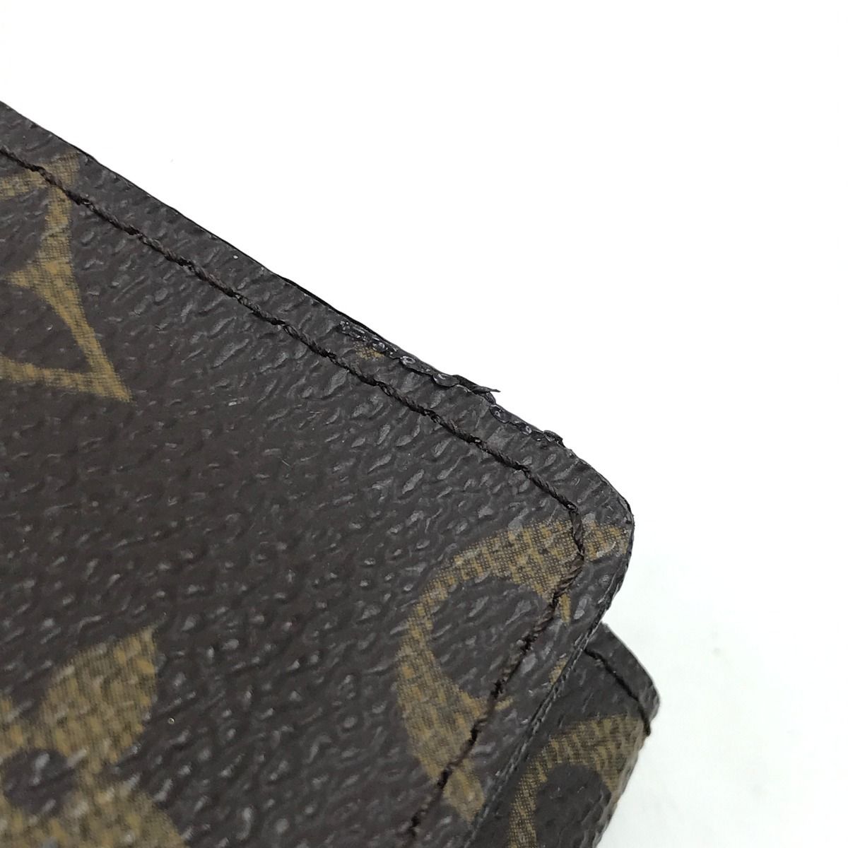 Louis Vuitton Business Card Holder Monogram Envelope Cult Visit Brown — view 6