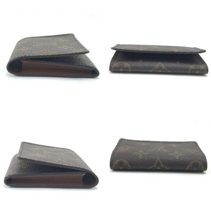 Louis Vuitton Business Card Holder Monogram Envelope Cult Visit Brown — view 3