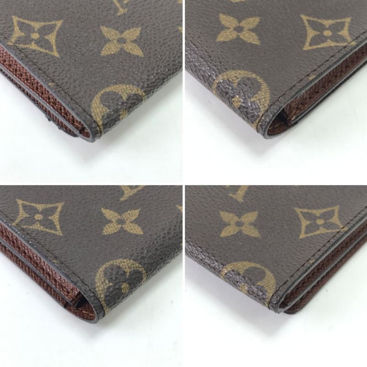 Louis Vuitton Business Card Holder Monogram Envelope Cult Visit Brown — view 4