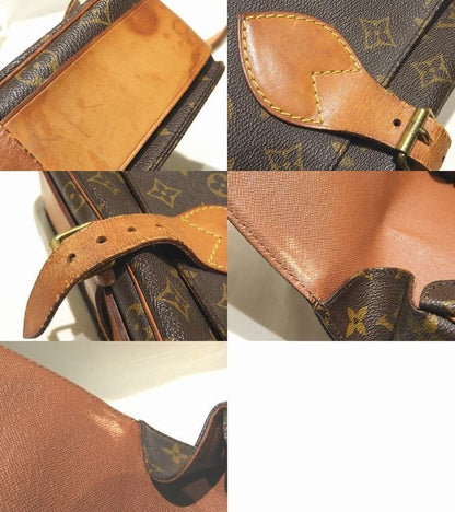 Louis Vuitton Cartouchiere GM Shoulder Bag Monogram Belt Opening/closing Vintage — view 5