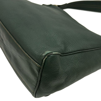Loewe Shoulder Bag Dark Green Leather — view 6
