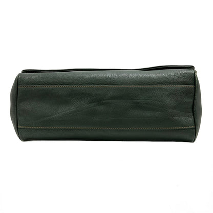 Loewe Shoulder Bag Dark Green Leather — view 5