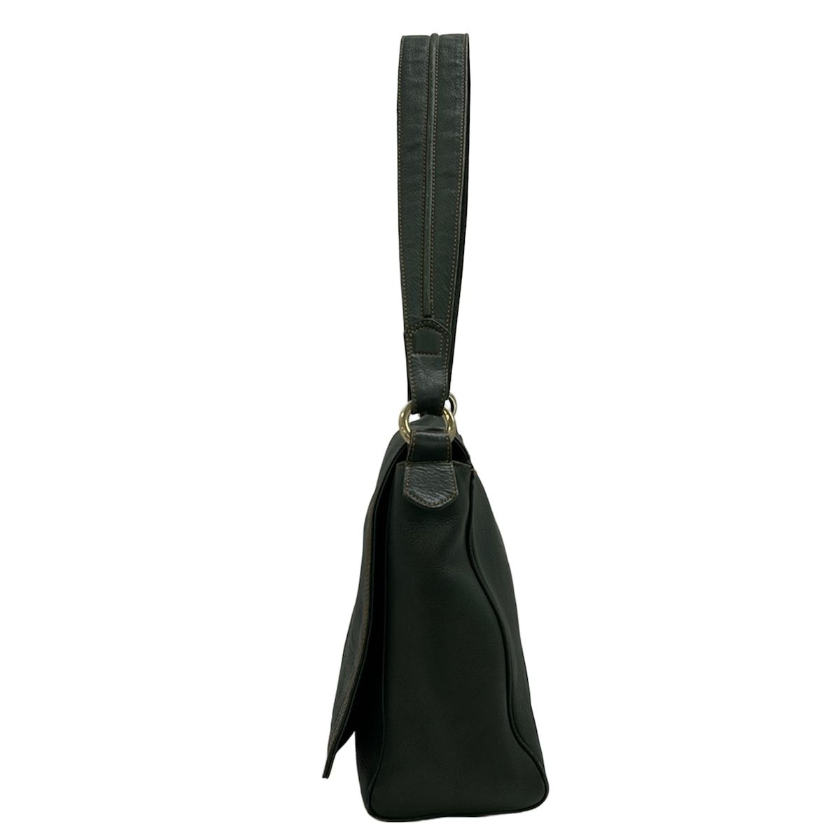 Loewe Shoulder Bag Dark Green Leather — view 4