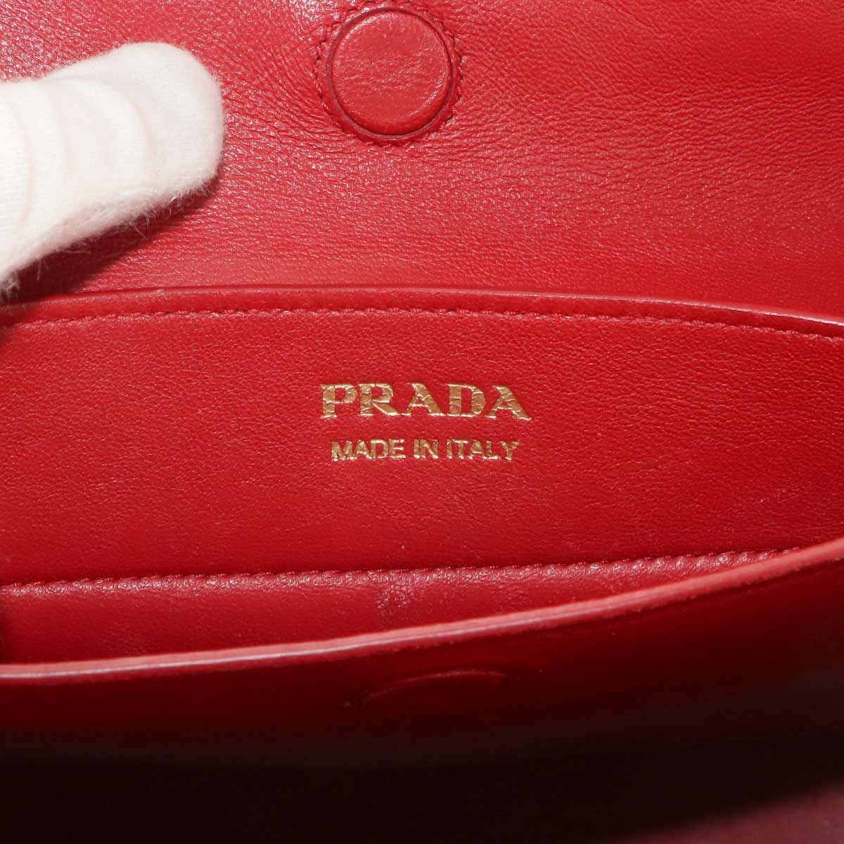 Prada 2-Way Tote Shoulder Bag Saffiano Leather Black — view 8