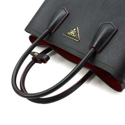 Prada 2-Way Tote Shoulder Bag Saffiano Leather Black — view 5
