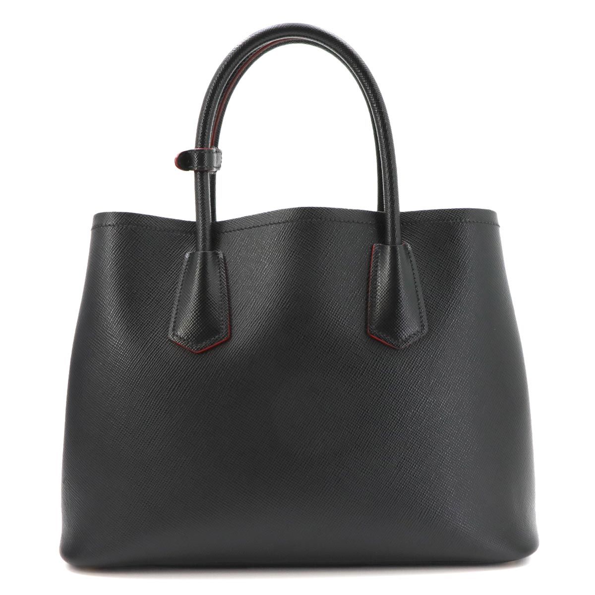Prada 2-Way Tote Shoulder Bag Saffiano Leather Black — view 2