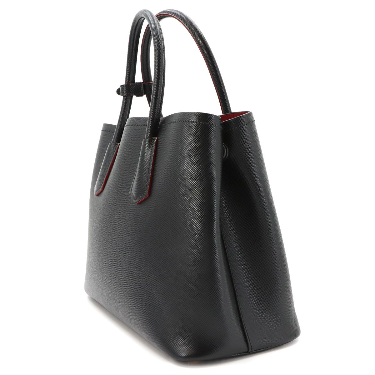 Prada 2-Way Tote Shoulder Bag Saffiano Leather Black — view 3