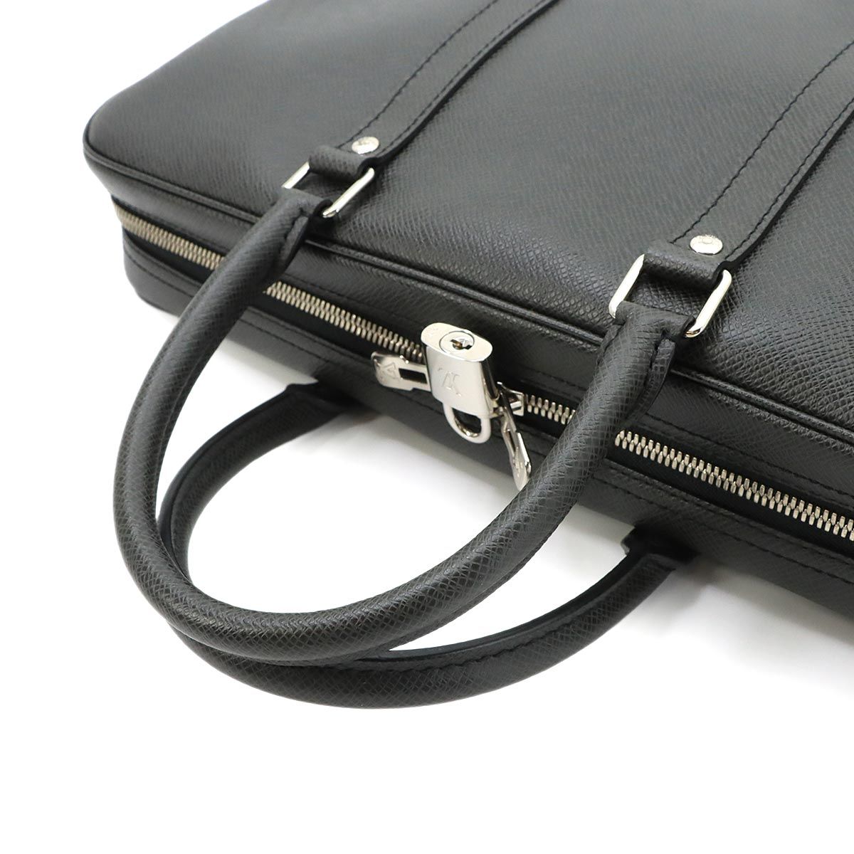 Louis Vuitton Taiga Pdv PM Briefcase Business Shoulder Bag Leather Ardoise — view 6