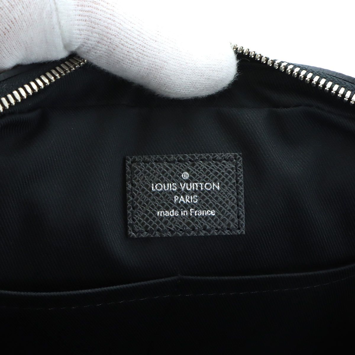 Louis Vuitton Taiga Pdv PM Briefcase Business Shoulder Bag Leather Ardoise — view 8
