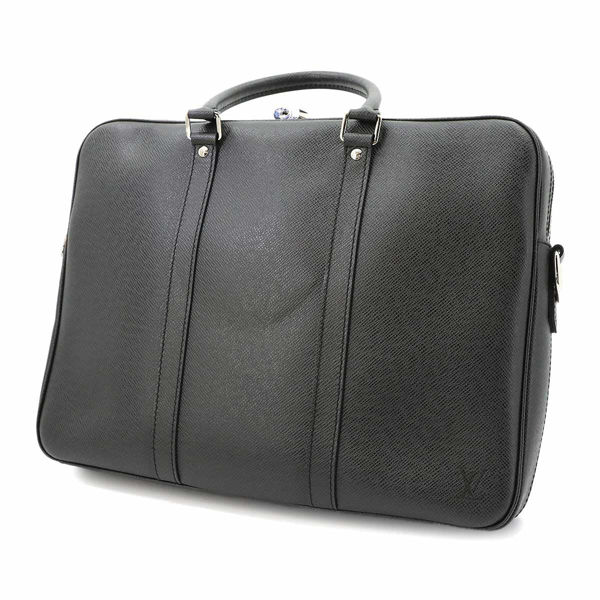 Louis Vuitton Taiga Pdv PM Briefcase Business Shoulder Bag Leather Ardoise — view 9