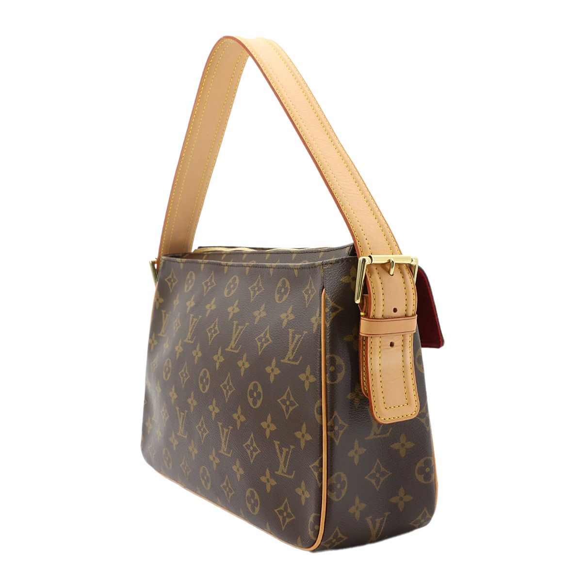 Louis Vuitton Monogram Viva-Cite GM Shoulder Bag Brown — view 3