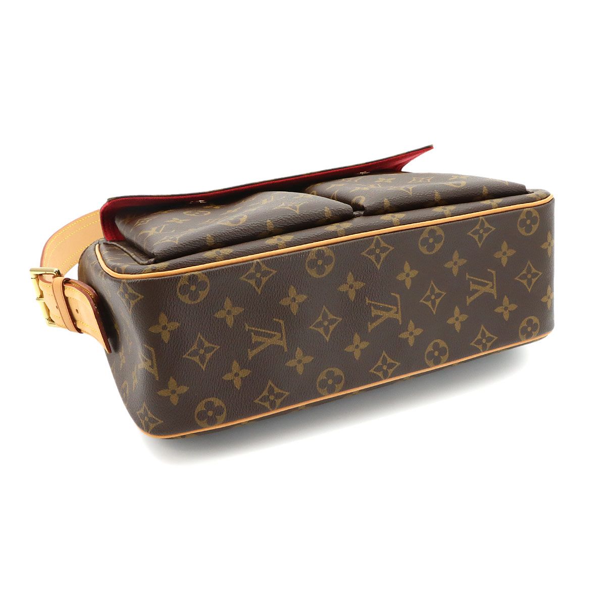 Louis Vuitton Monogram Viva-Cite GM Shoulder Bag Brown — view 4