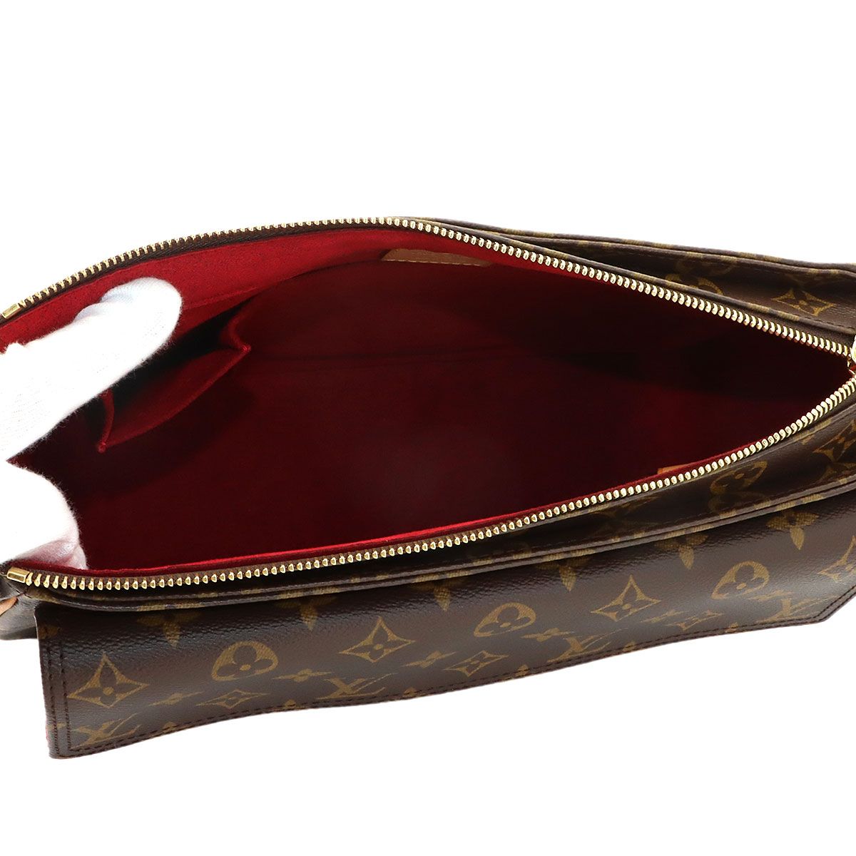 Louis Vuitton Monogram Viva-Cite GM Shoulder Bag Brown — view 6