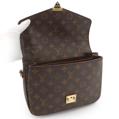Louis Vuitton Monogram Pochette Metis MM 2-Way Bag Brown — view 7