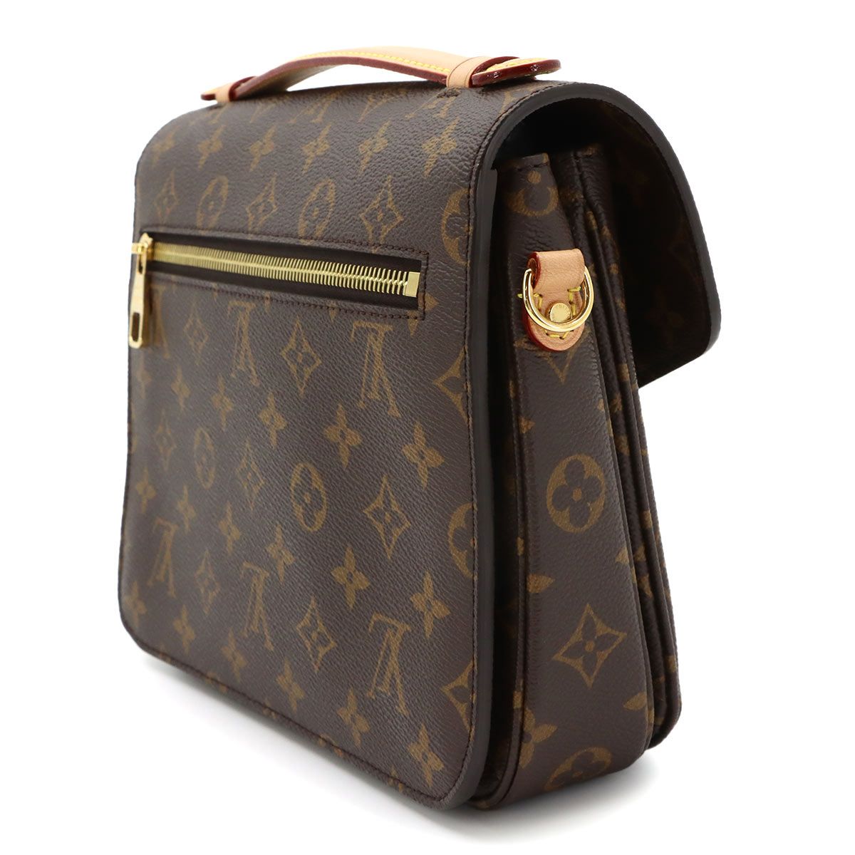 Louis Vuitton Monogram Pochette Metis MM 2-Way Bag Brown — view 4