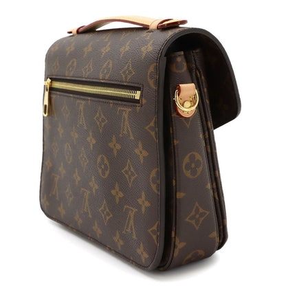 Louis Vuitton Monogram Pochette Metis MM 2-Way Bag Brown — view 4