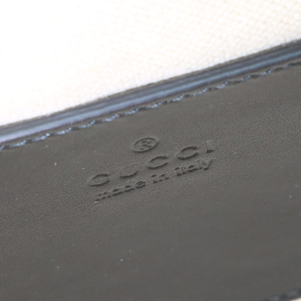 Gucci Bamboo Backpack Leather Black Gold — view 7