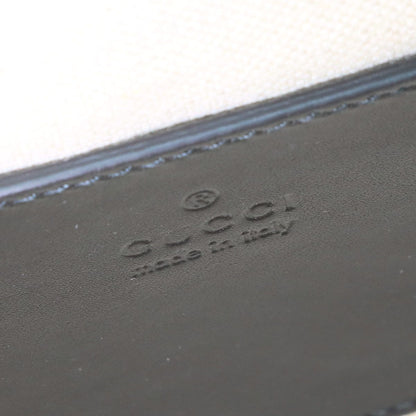 Gucci Bamboo Backpack Leather Black Gold — view 7