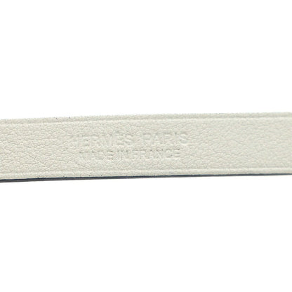 Hermes Medallion Infini Double Tour Reversible Bracelet Swift Blue Brighton — view 6