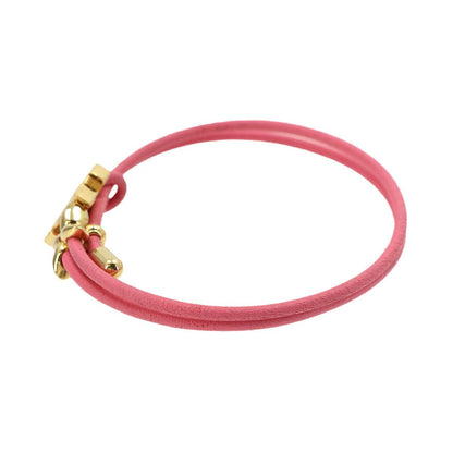 Louis Vuitton Bracelet LV Blue Leather Pink Gold — view 3