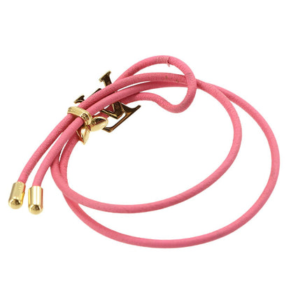 Louis Vuitton Bracelet LV Blue Leather Pink Gold — view 5