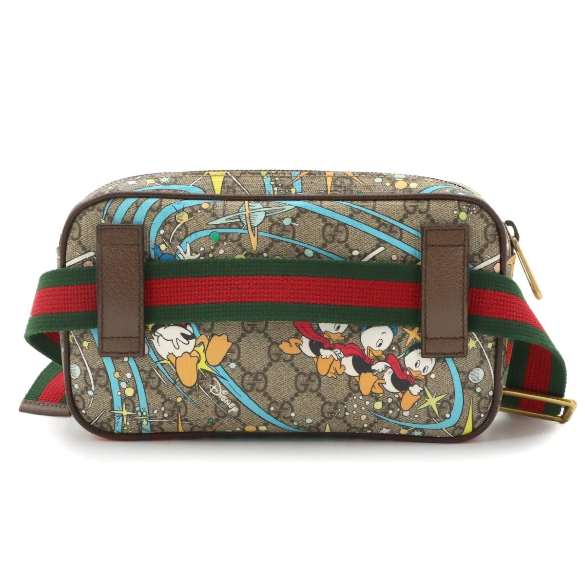 Gucci Disney Belt Bag GG Supreme Donald Duck Brown Gold — view 2