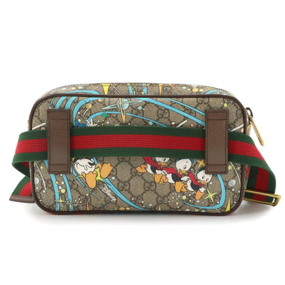 Gucci Disney Belt Bag GG Supreme Donald Duck Brown Gold — view 2