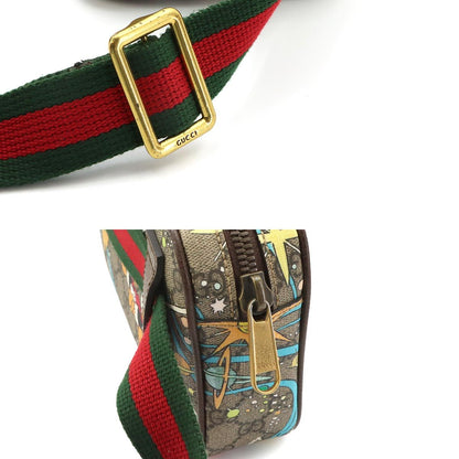Gucci Disney Belt Bag GG Supreme Donald Duck Brown Gold — view 9