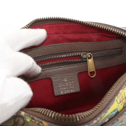 Gucci Disney Belt Bag GG Supreme Donald Duck Brown Gold — view 7