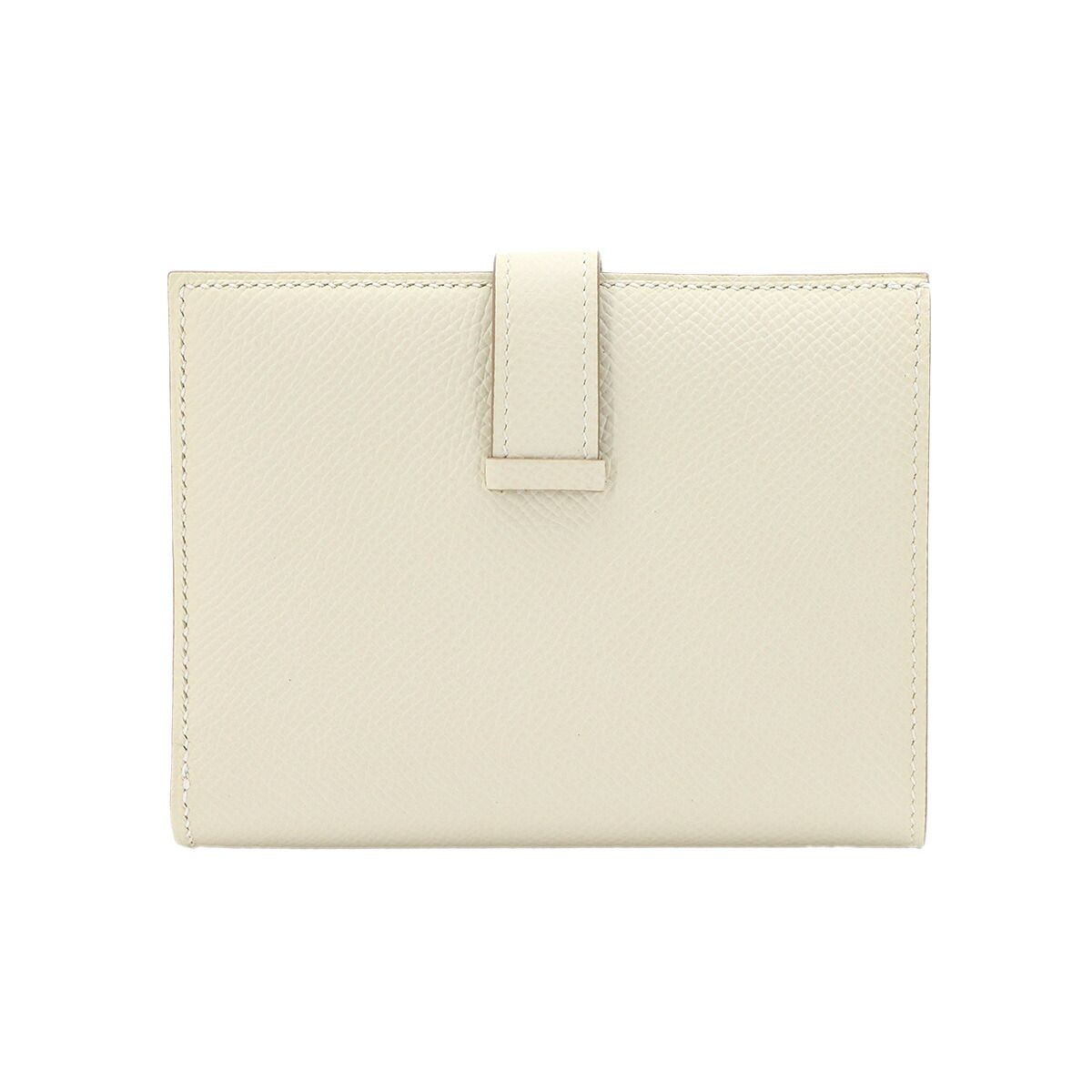 Hermes Bearn Compact Verso Bifold Wallet Epsom Cles Gold Silver — view 3