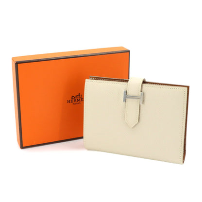 Hermes Bearn Compact Verso Bifold Wallet Epsom Cles Gold Silver — view 2