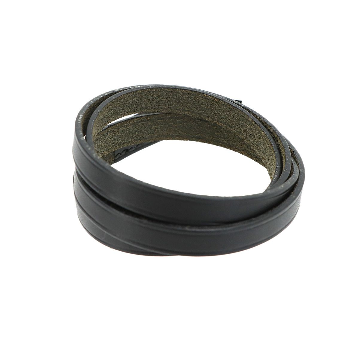 Hermes Hapi 3 Bracelet Swift Black Silver — view 2
