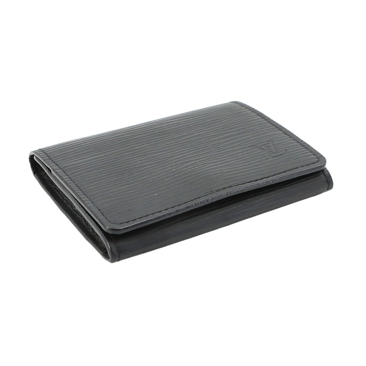 Louis Vuitton Epi Envelope Carte de Visite Card Case Business Holder Noir — view 3