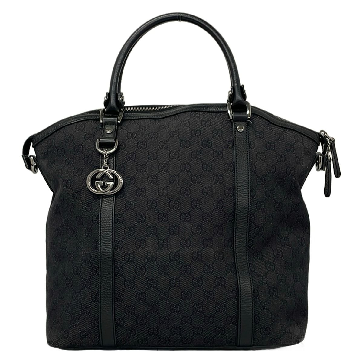 Gucci Handbag Interlocking Black Leather