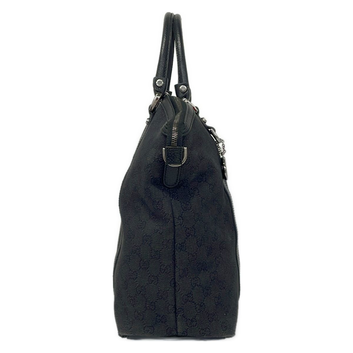 Gucci Handbag Interlocking Black Leather — view 2