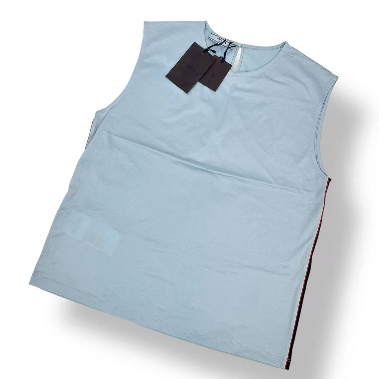 Prada Sleeveless Top Vest Blue