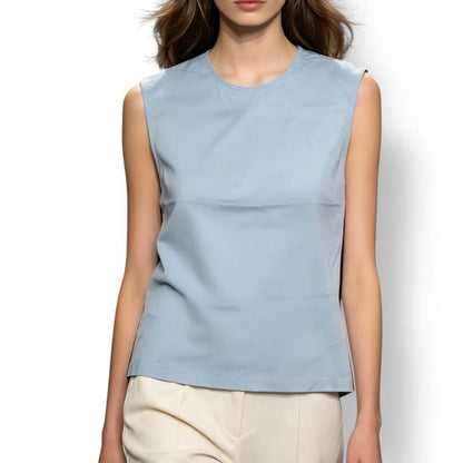 Prada Sleeveless Top Vest Blue — view 3