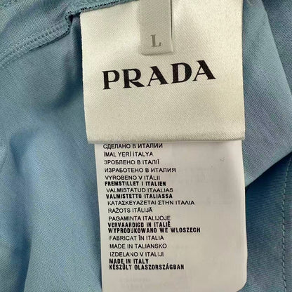 Prada Sleeveless Top Vest Blue — view 7