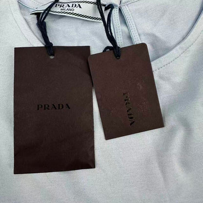 Prada Sleeveless Top Vest Blue — view 4