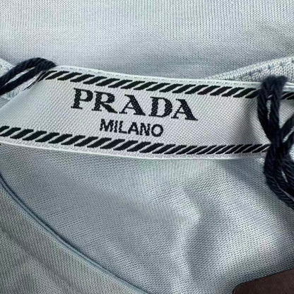 Prada Sleeveless Top Vest Blue — view 6