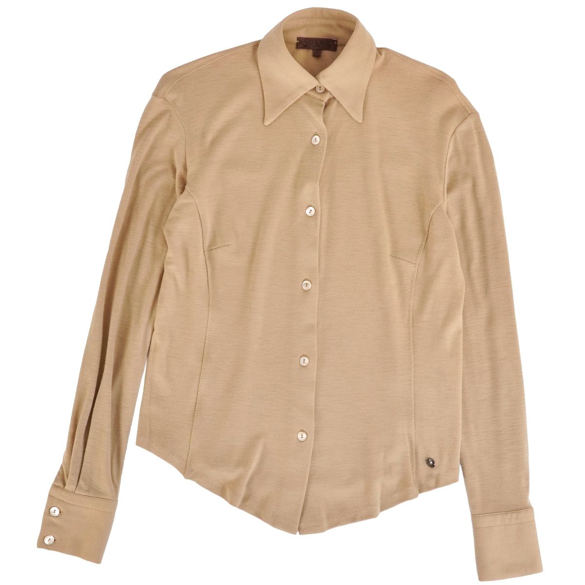 Loewe Shirt Blouse Long Sleeve Wool Italy