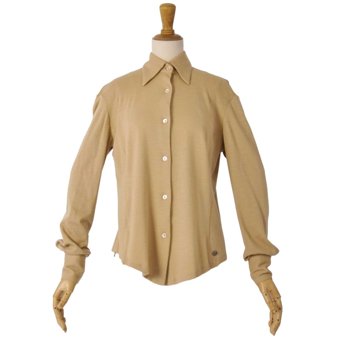 Loewe Shirt Blouse Long Sleeve Wool Italy — view 3