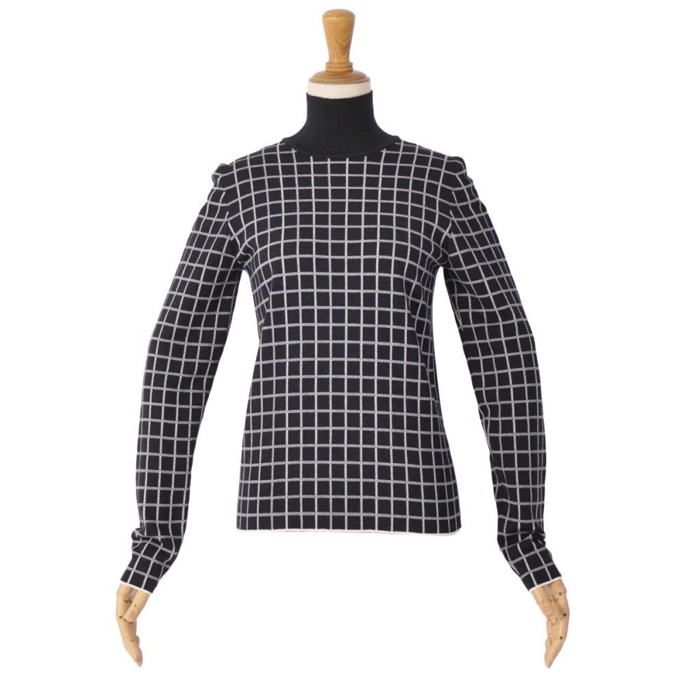 Hermes Knit Sweater High Neck Long Sleeve Chest — view 3