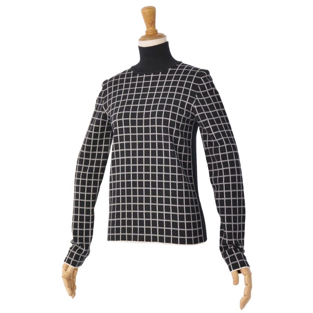 Hermes Knit Sweater High Neck Long Sleeve Chest — view 4