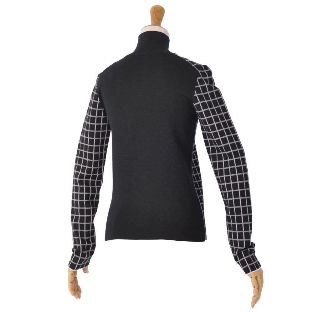 Hermes Knit Sweater High Neck Long Sleeve Chest — view 5
