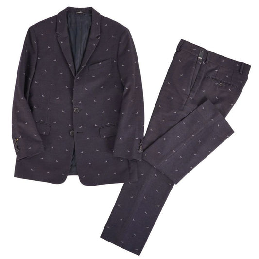 Fendi Set Suit Single Allover Pattern Cotton
