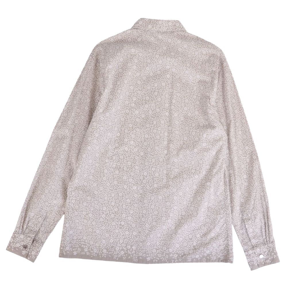 Hermes Shirt Long Sleeve All Over Pattern Cotton — view 3