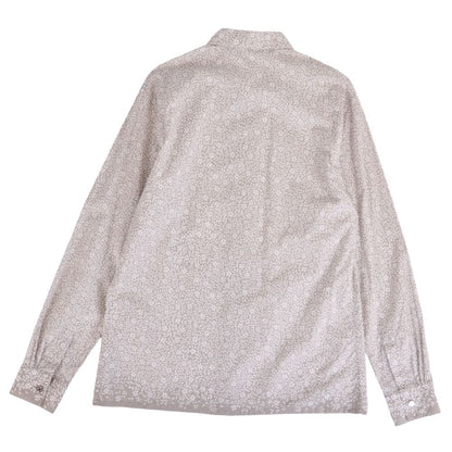 Hermes Shirt Long Sleeve All Over Pattern Cotton — view 3