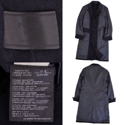 Prada Coat Long Wool Cashmere — view 7